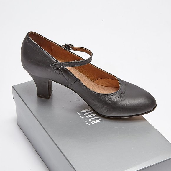 Leather Bloch Ladies Cabaret Character Dance Shoes Leather Size 7 - Picture 8 of 11